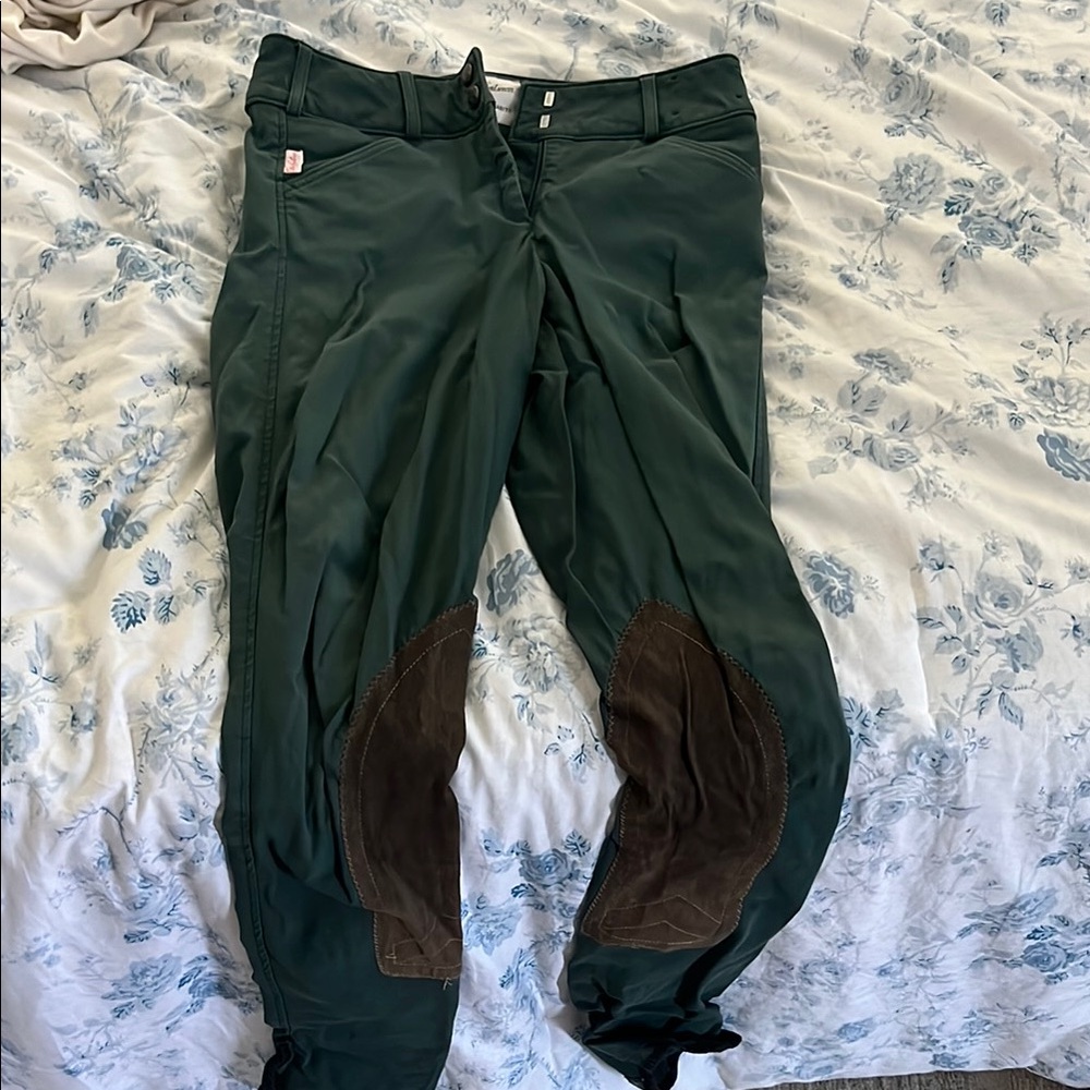 The Tailored Sportsman English Riding Habits in Green